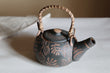 Hand-Carved Floral Teapot